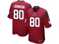 Nike Andre Johnson Game Red Alternate Youth Jersey - NFL Houston Texans #80