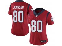 Nike Andre Johnson Limited Red Alternate Women's Jersey - NFL Houston Texans #80 Vapor Untouchable