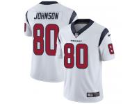 Nike Andre Johnson Limited White Road Youth Jersey - NFL Houston Texans #80 Vapor Untouchable