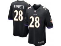 Nike Anthony Averett Game Black Alternate Men's Jersey - NFL Baltimore Ravens #28