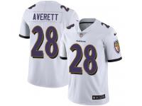 Nike Anthony Averett Limited White Road Men's Jersey - NFL Baltimore Ravens #28 Vapor Untouchable