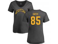 Nike Antonio Gates Ash One Color Women's - NFL Los Angeles Chargers #85 T-Shirt