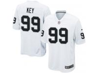 Nike Arden Key Game White Road Men's Jersey - NFL Oakland Raiders #99