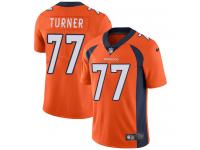 Nike Billy Turner Limited Orange Home Youth Jersey - NFL Denver Broncos #77 Vapor Untouchable