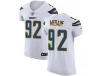 Nike Brandon Mebane Elite White Road Men's Jersey - NFL Los Angeles Chargers #92 Vapor Untouchable