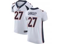 Nike Brendan Langley Elite White Road Men's Jersey - NFL Denver Broncos #27 Vapor Untouchable