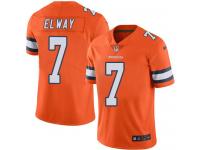 Nike Broncos #7 John Elway Orange Men Stitched NFL Limited Rush Jersey