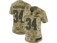 Nike Byron Marshall Washington Redskins Women's Limited Camo 2018 Salute to Service Jersey