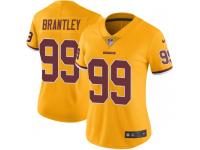 Nike Caleb Brantley Washington Redskins Women's Limited Gold Color Rush Jersey