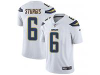Nike Caleb Sturgis Limited White Road Men's Jersey - NFL Los Angeles Chargers #6 Vapor Untouchable