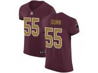 Nike Casey Dunn Washington Redskins Men's Elite Burgundy Alternate Vapor Untouchable Jersey