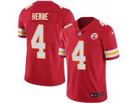 Nike Chad Henne Limited Red Home Men's Jersey - NFL Kansas City Chiefs #4 Vapor Untouchable