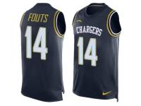 Nike Chargers #14 Dan Fouts Navy Blue Team Color Men Stitched NFL Tank Top