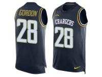 Nike Chargers #28 Melvin Gordon Navy Blue Team Color Men Stitched NFL Tank Top