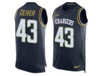 Nike Chargers #43 Branden Oliver Navy Blue Team Color Men Stitched NFL Tank Top