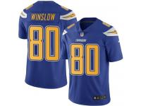 Nike Chargers #80 Kellen Winslow Electric Blue Youth Stitched NFL Limited Rush Jersey