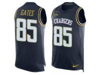 Nike Chargers #85 Antonio Gates Navy Blue Team Color Men Stitched NFL Tank Top