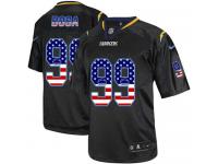 Nike Chargers #99 Joey Bosa Black Men Stitched NFL Elite USA Flag Fashion Jerse