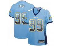 Nike Chargers #99 Joey Bosa Electric Blue Alternate Women Stitched NFL Elite Drift Fashion Jerse