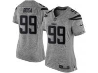 Nike Chargers #99 Joey Bosa Gray Women Stitched NFL Limited Gridiron Gray Jerse