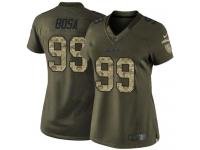 Nike Chargers #99 Joey Bosa Green Women Stitched NFL Limited Salute to Service Jerse