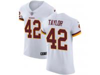 Nike Charley Taylor Elite White Road Men's Jersey - NFL Washington Redskins #42 Vapor Untouchable