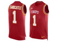Nike Chiefs #1 Leon Sandcastle Red Team Color Men Stitched NFL Tank Top