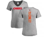 Nike Chris Conley Ash Backer V-Neck Women's - NFL Kansas City Chiefs #17 T-Shirt