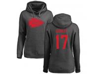 Nike Chris Conley Ash One Color Women's - NFL Kansas City Chiefs #17 Pullover Hoodie