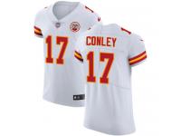 Nike Chris Conley Elite White Road Men's Jersey - NFL Kansas City Chiefs #17 Vapor Untouchable