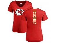 Nike Chris Conley Red Backer Women's - NFL Kansas City Chiefs #17 T-Shirt