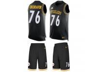 Nike Chukwuma Okorafor Black Men's Jersey - NFL Pittsburgh Steelers #76 Tank Top Suit