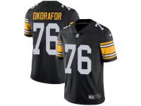 Nike Chukwuma Okorafor Limited Black Alternate Men's Jersey - NFL Pittsburgh Steelers #76 Vapor Untouchable