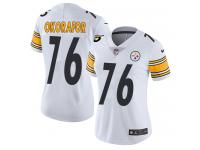 Nike Chukwuma Okorafor Limited White Road Women's Jersey - NFL Pittsburgh Steelers #76 Vapor Untouchable