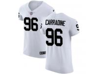 Nike Cornellius Carradine Elite White Road Men's Jersey - NFL Oakland Raiders #96 Vapor Untouchable