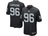 Nike Cornellius Carradine Game Black Home Men's Jersey - NFL Oakland Raiders #96
