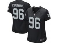 Nike Cornellius Carradine Game Black Home Women's Jersey - NFL Oakland Raiders #96