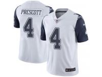 Nike Cowboys #4 Dak Prescott White Men Stitched NFL Limited Rush Jersey