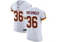 Nike D.J. Swearinger Elite White Road Men's Jersey - NFL Washington Redskins #36 Vapor Untouchable