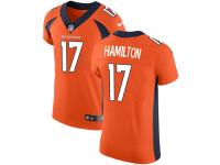 Nike DaeSean Hamilton Elite Orange Home Men's Jersey - NFL Denver Broncos #17 Vapor Untouchable