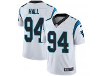 Nike Daeshon Hall Limited White Road Men's Jersey - NFL Carolina Panthers #94 Vapor Untouchable