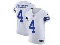 Nike Dak Prescott Elite White Road Men's Jersey - NFL Dallas Cowboys #4 Vapor Untouchable