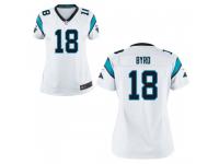 Nike Damiere Byrd Carolina Panthers Women's Game White Jersey