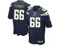 Nike Dan Feeney Game Navy Blue Home Youth Jersey - NFL Los Angeles Chargers #66