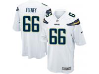 Nike Dan Feeney Game White Road Youth Jersey - NFL Los Angeles Chargers #66