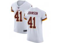 Nike Danny Johnson Washington Redskins Men's Elite White Vapor Untouchable Jersey