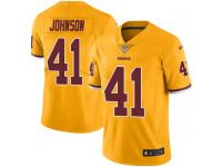 Nike Danny Johnson Washington Redskins Men's Limited Gold Color Rush Jersey