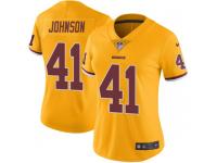 Nike Danny Johnson Washington Redskins Women's Limited Gold Color Rush Jersey