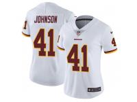 Nike Danny Johnson Washington Redskins Women's Limited White Vapor Untouchable Jersey