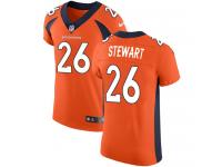 Nike Darian Stewart Elite Orange Home Men's Jersey - NFL Denver Broncos #26 Vapor Untouchable